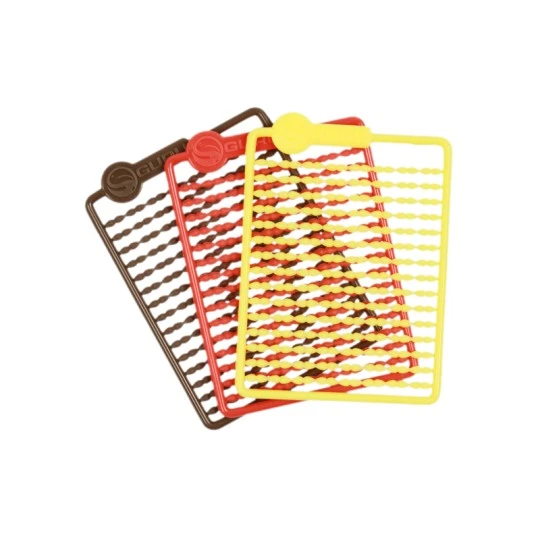 GURU Micro Hair Stops - Red, Brown, Yellow 4 GURU Micro Hair Stops - Red, Brown, Yellow - Afbeelding 2