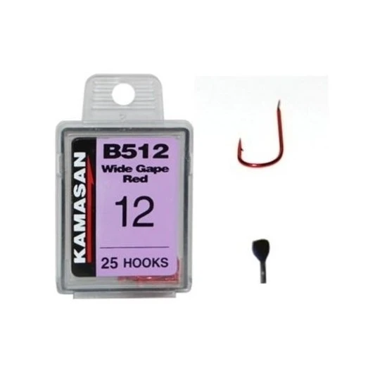 KAMASAN B512 Wide Gape Red 3 KAMASAN B512 Wide Gape Red