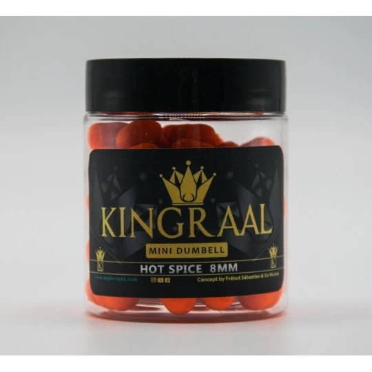 KINGRAAL Mini Dumbell Orange Hot Spice 8mm 50gr 5 KINGRAAL Mini Dumbell Orange Hot Spice 8mm 50gr - Afbeelding 3