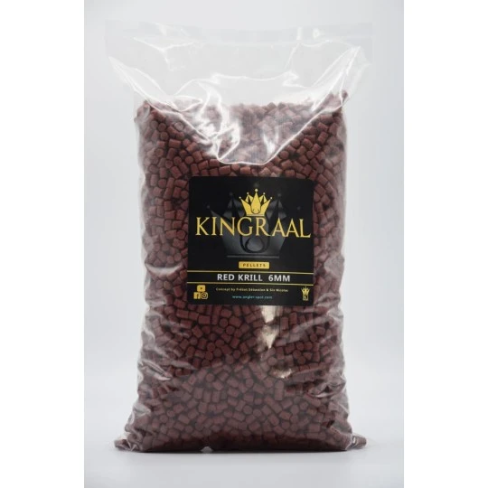 KINGRAAL Pellets Red Krill 6mm - 2kg 5 KINGRAAL Pellets Red Krill 6mm - 2kg - Afbeelding 3