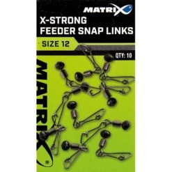 MATRIX X-Strong Feeder Bead Snap Links Size 10